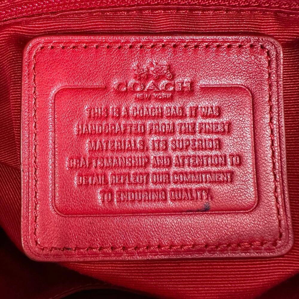 Coach Varsity Stripe Bennett Satchel Bag - Picture 8 of 8